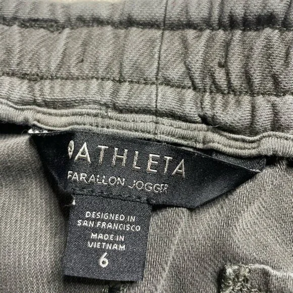 Athleta Farallon Cypress Green Jogger Pants 6 - Picture 6 of 8